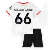 Maglia Calcio Liverpool Alexander-Arnold #66 Terza Divisa Bambino 2024-25 Manica Corta (+ pantaloncini)